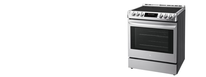 LG LRE3061BD: 6.3 cu. ft. Electric Single Oven Range with EasyClean®