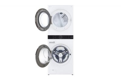 27" LG Single Unit Front Load LG WashTower with Centre Control 5.2 cu. ft. Washer and 7.4 cu. ft. Electric Dryer - WKE100HWA