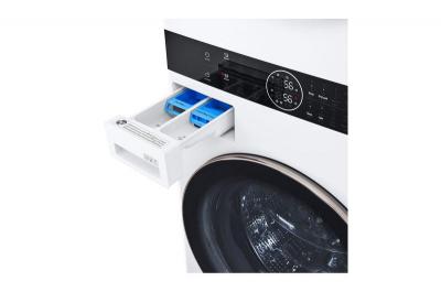 27" LG Single Unit Front Load LG WashTower with Centre Control 5.2 cu. ft. Washer and 7.4 cu. ft. Electric Dryer - WKE100HWA