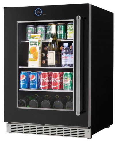 24" Silhouette Built-in Under Counter Refrigerator - SRVBC050L - SS