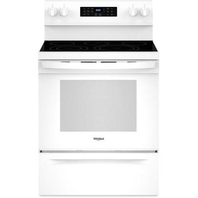 30" Whirlpool 5.3 Cu. Ft. Electric Range with Air Fry and Air Baking - YWFES5030RW