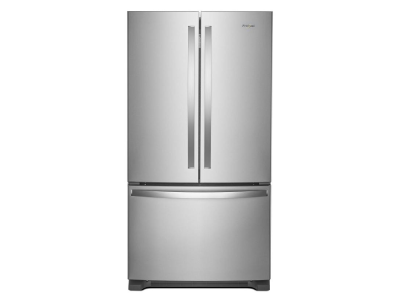 36" Whirlpool French Door Bottom Mount Refrigerator in FingerPrint Resistant Stainless Steel - WRFF3236RZ