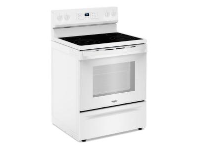 30" Whirlpool Freestanding Electric Range with 4 Elements - YWFES3530RW