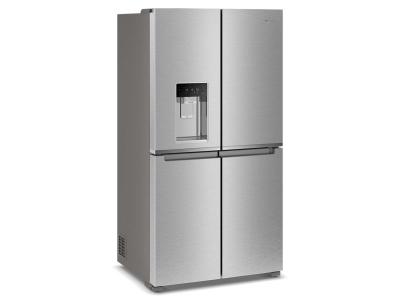 36" Whirlpool Counter Depth 4 Door Refrigerator with Ice Maker in Door - WRQC7836RZ