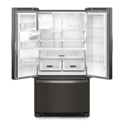 36" Whirlpool 25.2 Cu. Ft. French Door Bottom Mount Refrigerator - WRFF3436RV