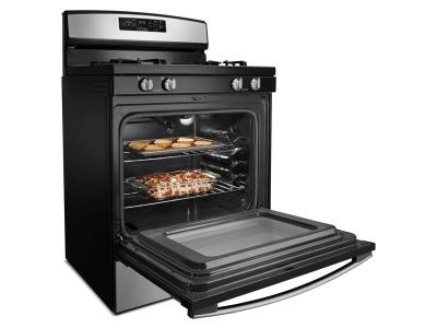 30" Amana 5.0 Cu. Ft. Gas Range With Self-Clean Option - AGR6603SFW