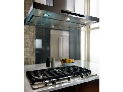 36" KitchenAid Island-Mount, 3-Speed Canopy Hood - KVIB606DSS