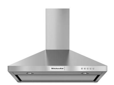 30" KitchenAid Wall-Mount 3-Speed Canopy Hood - KVWB400DSS