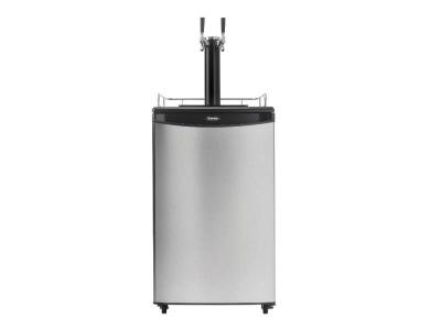 21" Danby 5.4 Cu. Ft. Dual-Tap Kegerator with Dual Tap Keg Cooler - DKC054A1BSL2DB