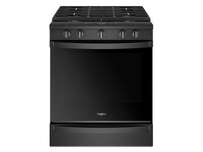 30" Whirlpool 5.8 Cu. Ft. Smart Slide-in Gas Range - WEG750H0HB