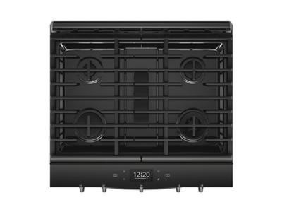 30" Whirlpool 5.8 Cu. Ft. Smart Slide-in Gas Range with EZ-2-Lift  8482  Hinged Cast-iron Grates1 - WEG750H0HV