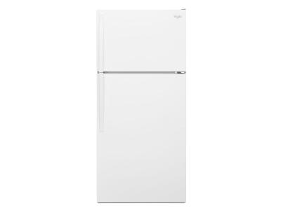 28" Whirlpool 14.3 Cu. Ft. Top-Freezer Refrigerator With Freezer Temperature Control - WRT134TFDW