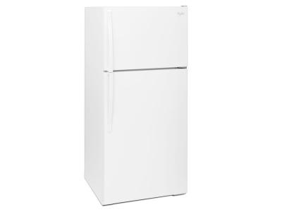 28" Whirlpool 14.3 Cu. Ft. Top-Freezer Refrigerator With Freezer Temperature Control - WRT134TFDW