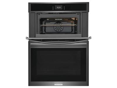 30" Frigidaire Gallery 5.3 Cu. Ft. Microwave Wall Oven in Black Stainless Steel - GCWM3067AD