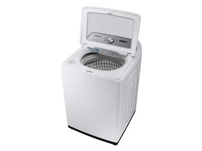 27.5" Samsung 5.8 Cu. Ft. Top Load Washer With Active WaterJet In White - WA50R5200AW