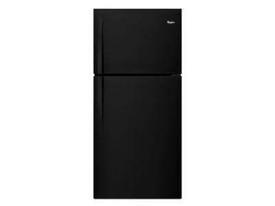 30" Whirlpool 19.2 Cu. Ft. Top-Freezer Refrigerator - EZ Connect Icemaker Kit Compatible - WRT519SZDB