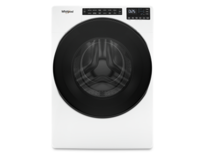 27" Whirlpool 5.8 Cu. Ft. Front Load Washer with Quick Wash Cycle - WFW6605MW