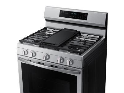 30" Samsung 6.0 Cu. Ft. Freestanding Gas True Convection Range With Wi-Fi And Air Fry - NX60A6711SS