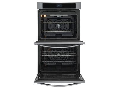 30" Frigidaire 10.6 Cu. Ft. Double Electric Wall Oven With Fan Convection In Stainless Steel - FCWD3027AS