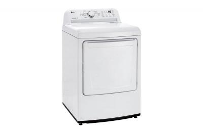 27" LG 7.3 Cu. Ft. Ultra Large Front Load Electric Dryer with Sensor Dry Technology - DLE7000W