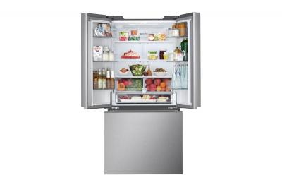 33" LG 25 Cu. Ft. French 3-Door Standard-Depth Refrigerator with Single Ice Maker - LF25S6200S