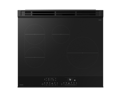 30" Samsung 6.3 Cu. Ft. Induction Slide-in True Convection Range - NSI6DG9500MTAC