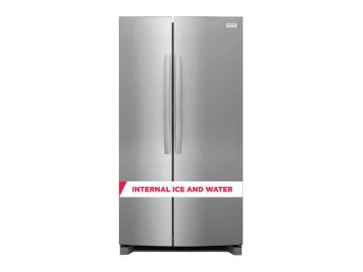 36" Frigidaire Gallery 26.0 Cu. Ft. Standard Depth Side by Side Refrigerator - GRSN2620AF