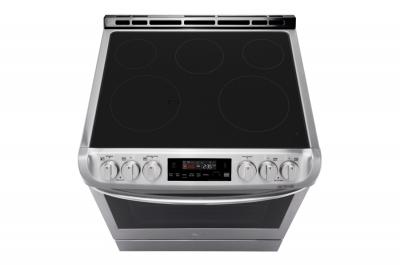 LG LRE3061BD: 6.3 cu. ft. Electric Single Oven Range with EasyClean®