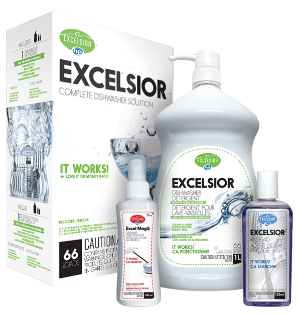 HE250MLCLEANER by Excelsior - 250 mL (5 uses) Excelsior HE Machine Cleaner  & Deodorizer